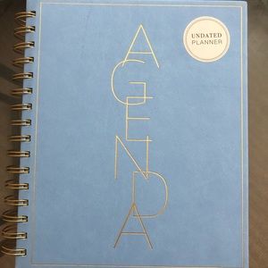 Undated 12 month Planner Agenda NEW